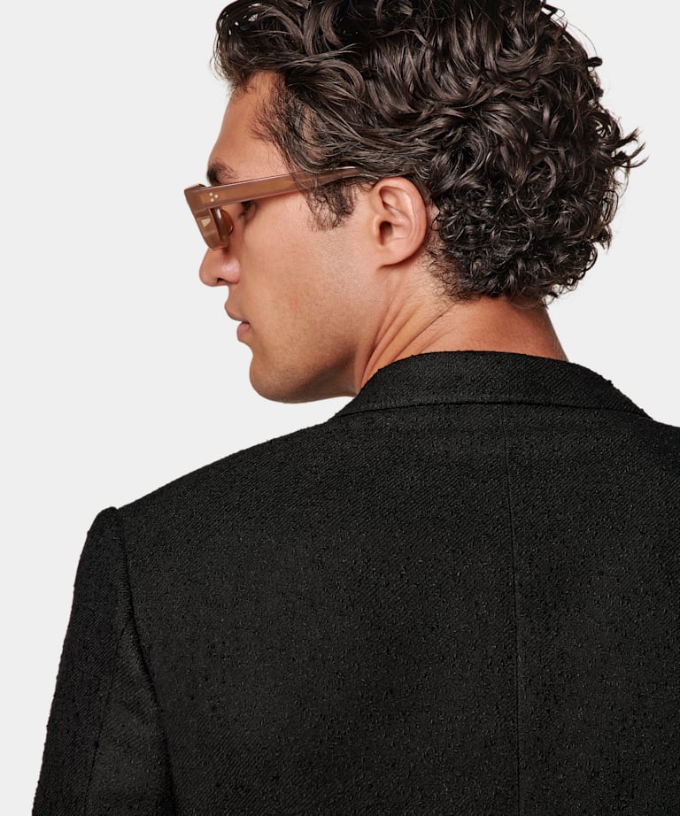 Black Tailored Fit Milano Blazer