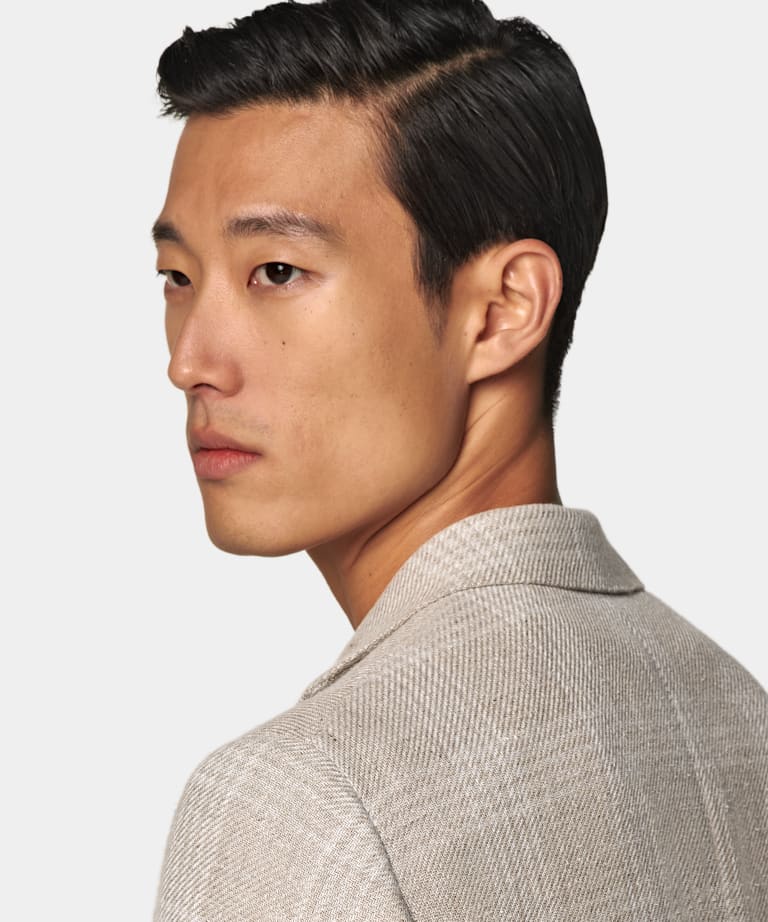 Blazer Roma arena a cuadros corte Relaxed