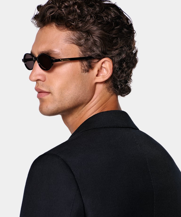 Navy Tailored Fit Havana Blazer