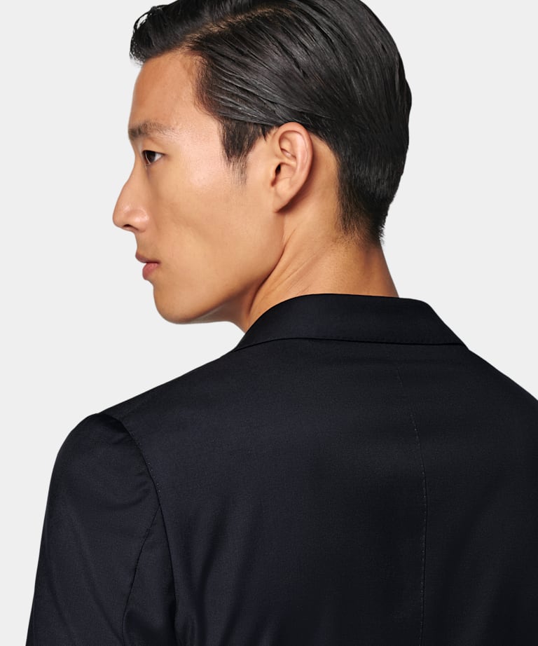 Navy Tailored Fit Havana Suit Jacket