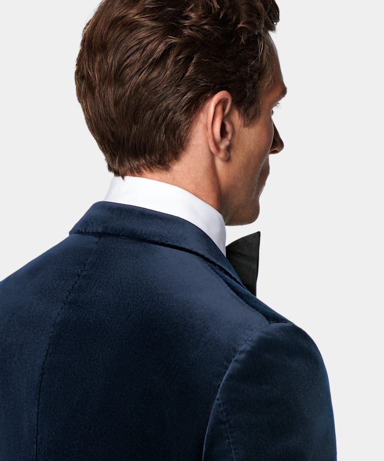 Navy Tailored Fit Havana Dinner Jacket
