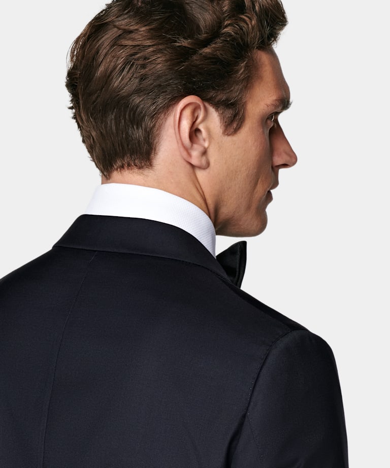 Navy Tailored Fit Havana Dinner Jacket