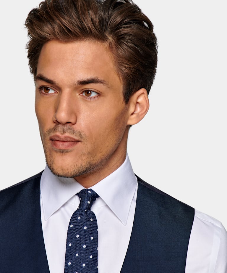 Gilet bleu marine