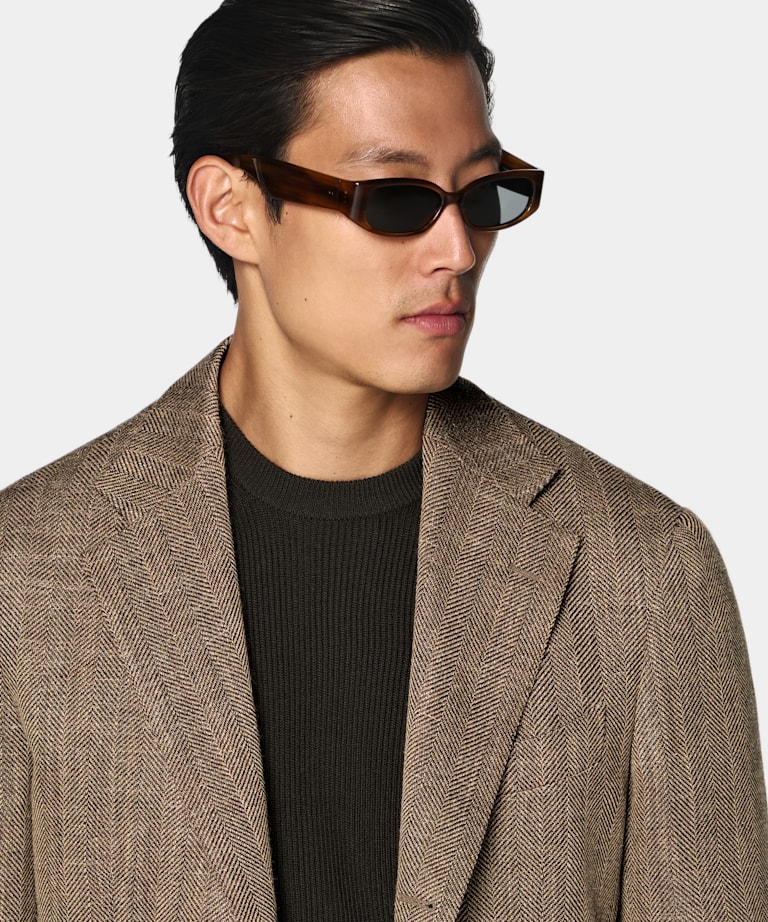 Roma Sakko mittelbraun Relaxed Fit