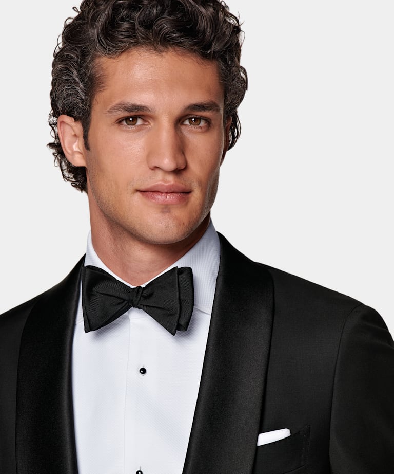 Black Tailored Fit Havana Dinner Jacket