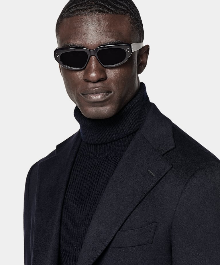 Blazer Roma coupe Relaxed bleu marine