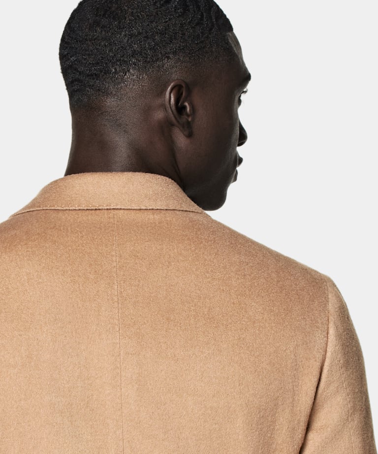 Mid Brown Tailored Fit Havana Blazer