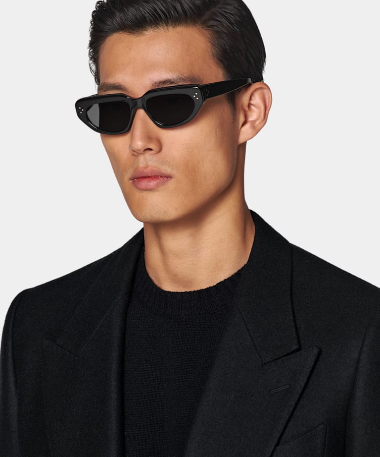 Black Tailored Fit Milano Blazer