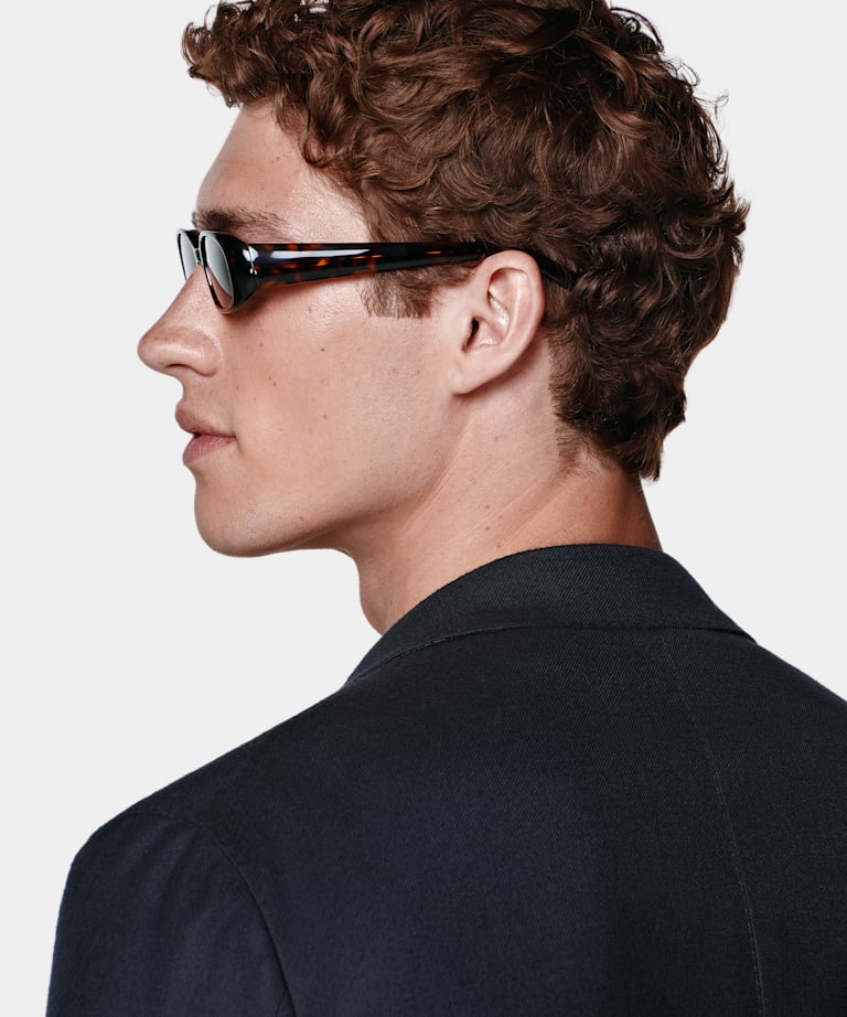 Navy Tailored Fit Havana Blazer