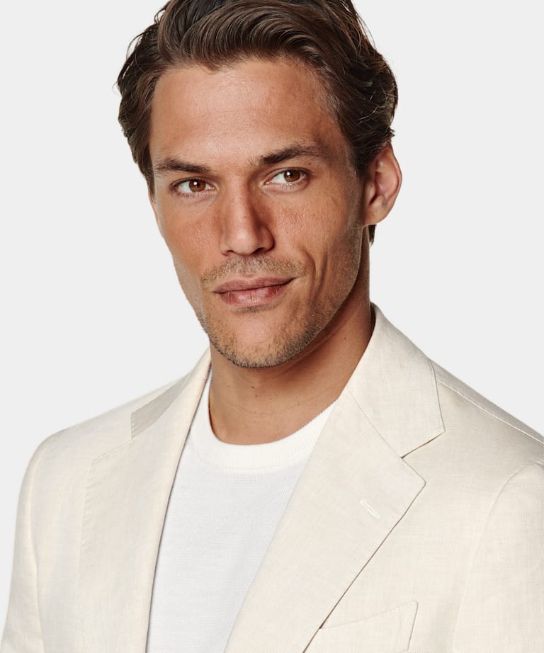 Sand Tailored Fit Havana Suit Jacket