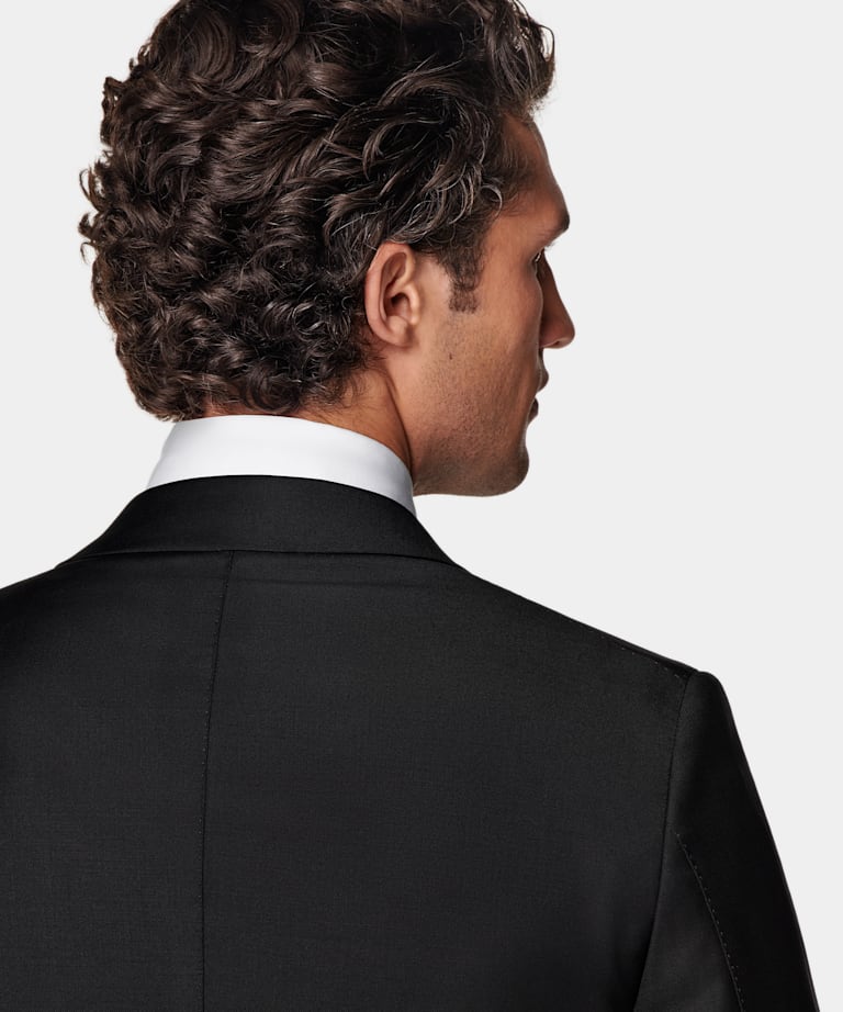 Black Tailored Fit Havana Dinner Jacket