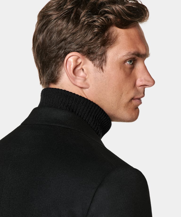 Blazer de traje Roma negro corte Relaxed