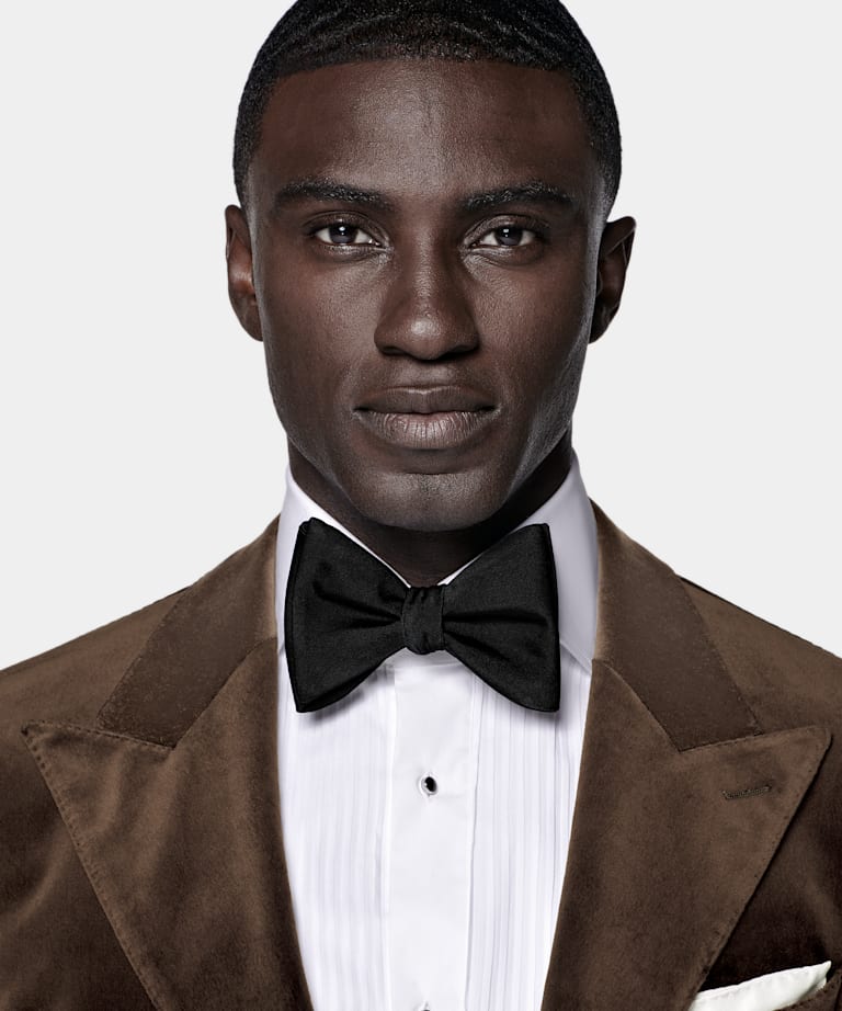 Blazer de esmoquin Havana marrón oscuro corte Tailored