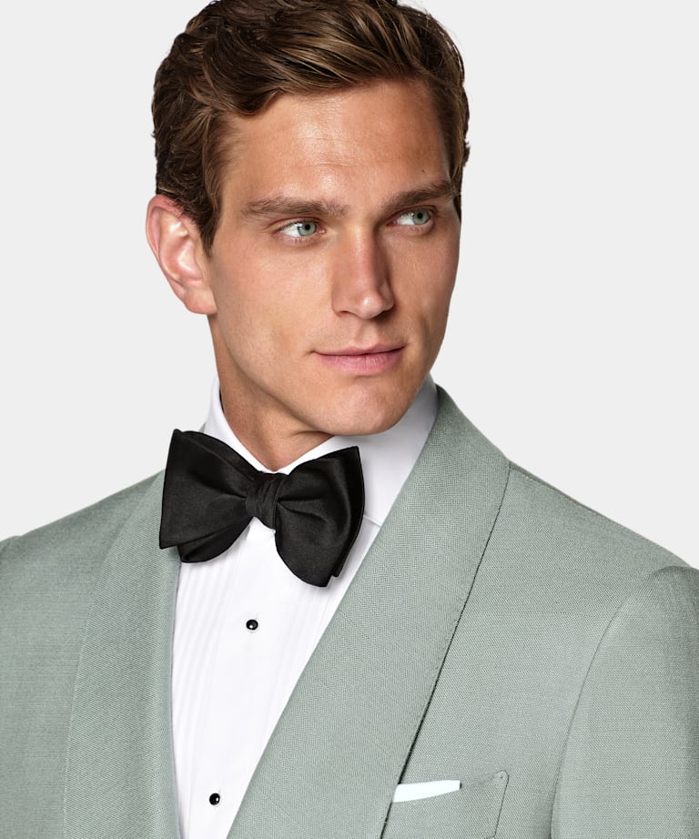 Mid Green Tailored Fit Milano Dinner Jacket