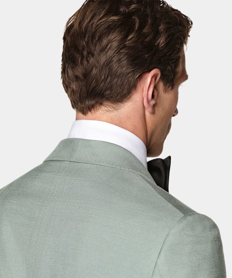 Mid Green Tailored Fit Milano Dinner Jacket