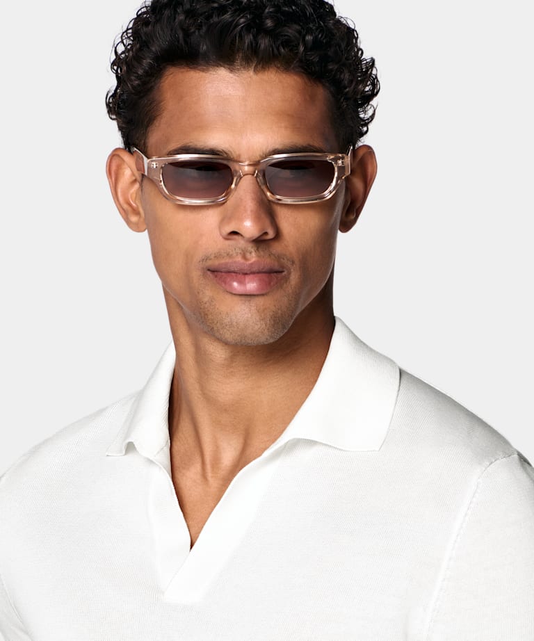 Off-White Buttonless Polo