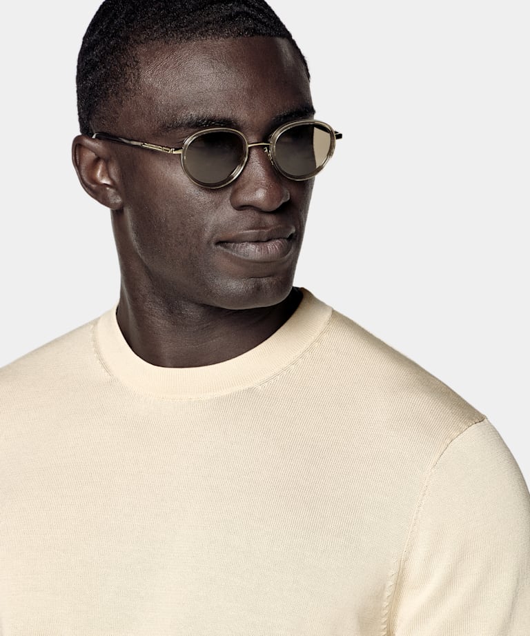 Sand Short Sleeve Crewneck