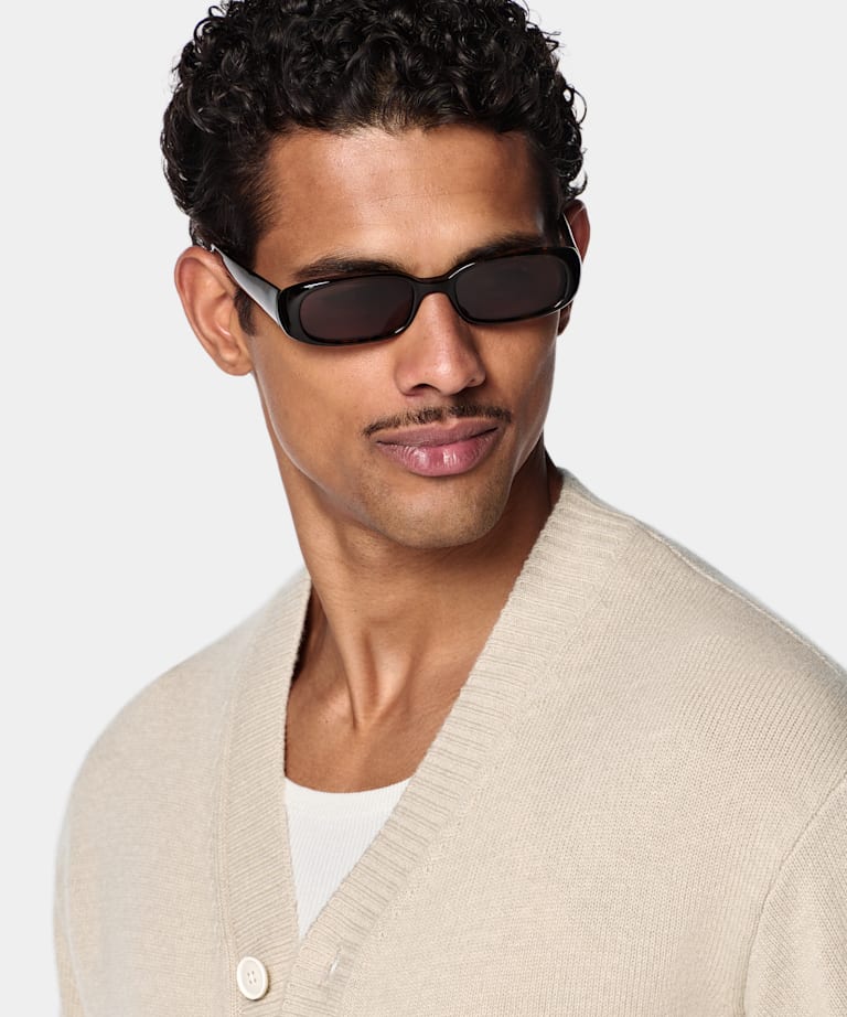 Cardigan marrone chiaro