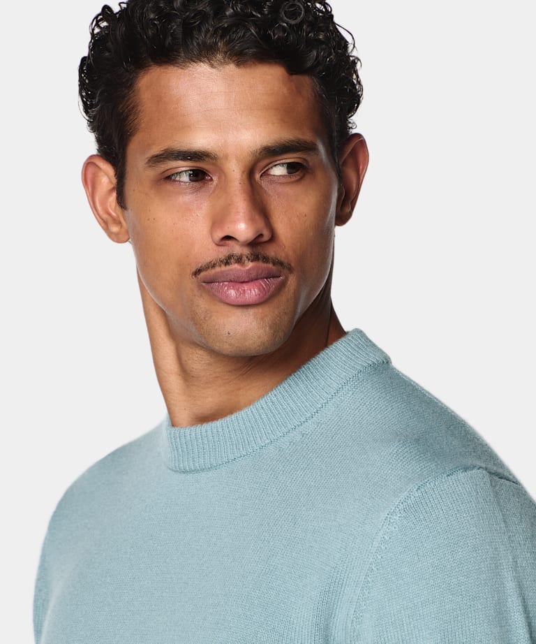 Girocollo azzurro