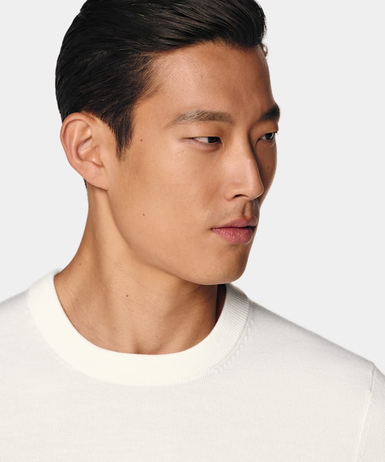 Off-White Merino Crewneck