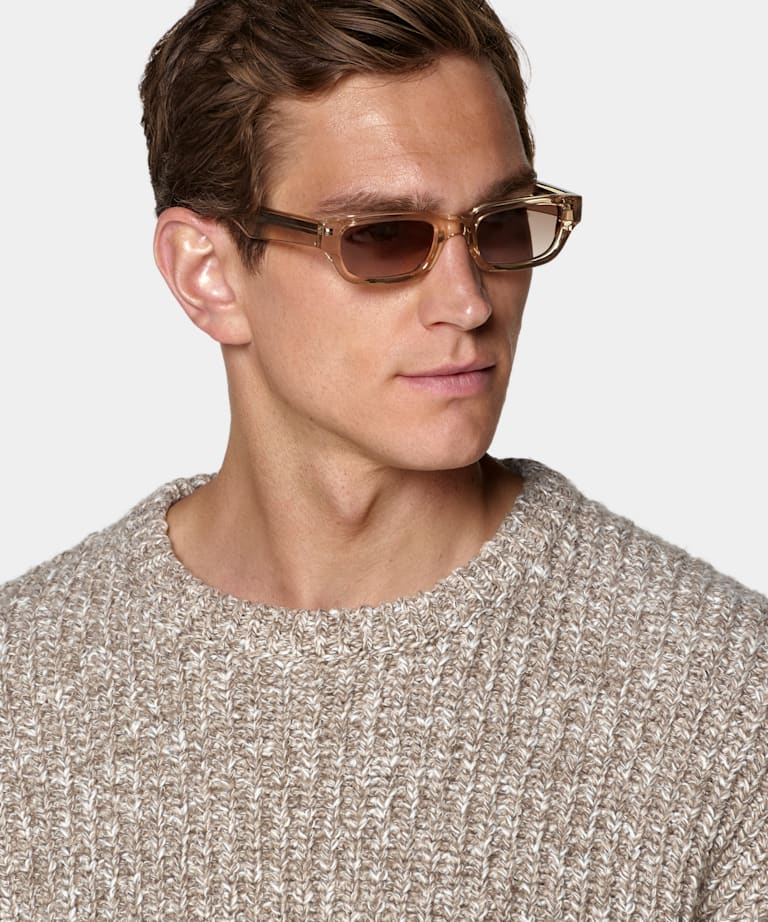 Light Brown Moulin&eacute; Crewneck