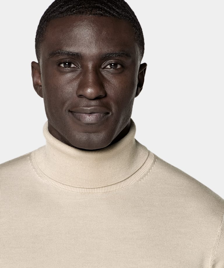 Light Brown Turtleneck