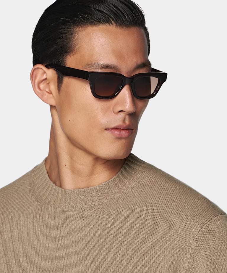 Mid Brown Crewneck