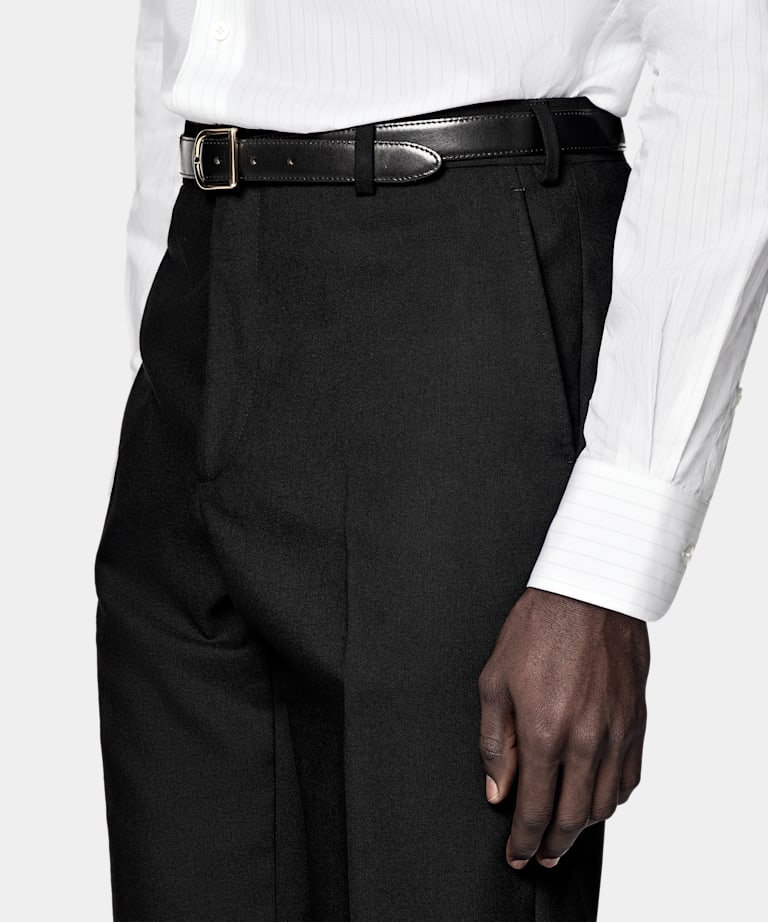 Traje Havana negro corte Tailored
