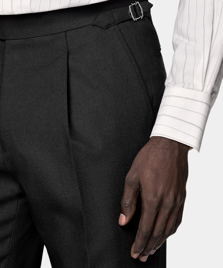 Traje Havana negro corte Tailored