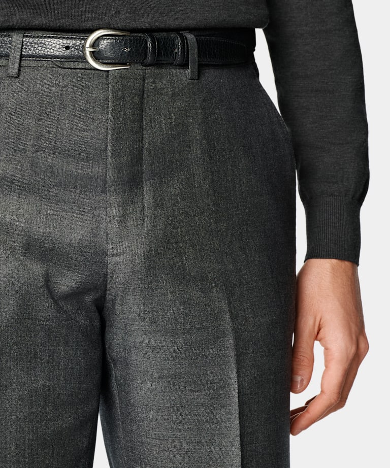 Traje Havana gris oscuro corte Tailored