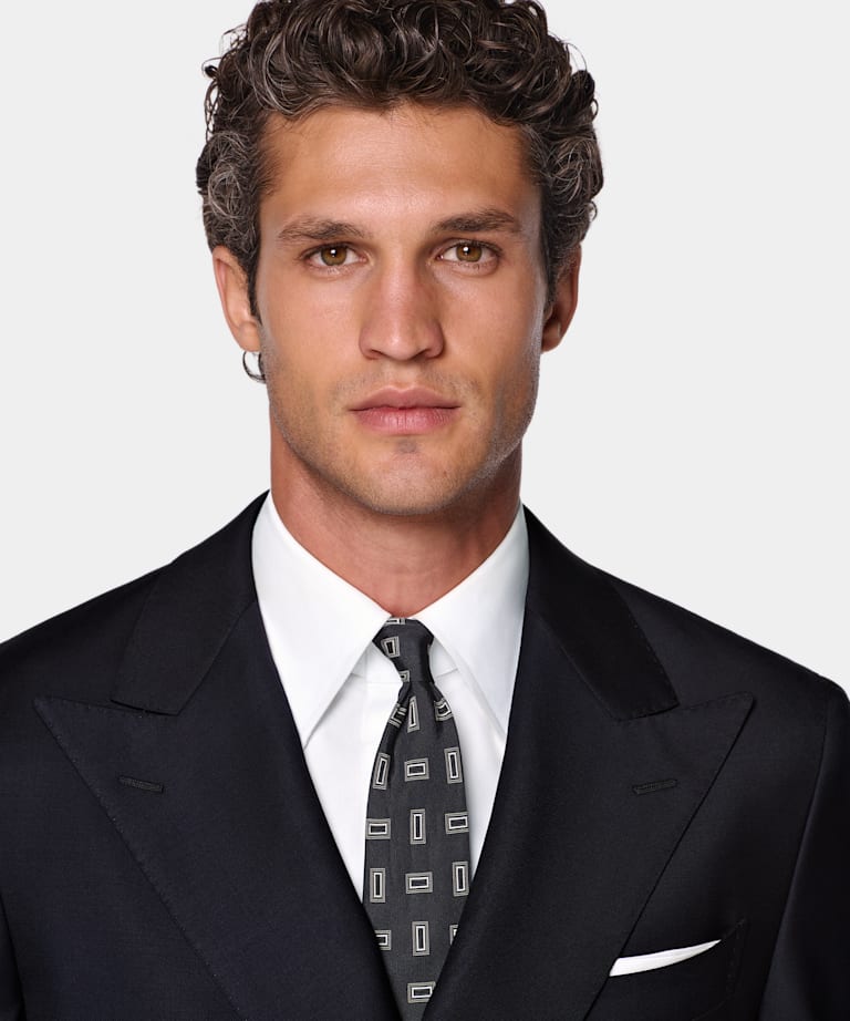 Abito Havana blu navy tailored fit