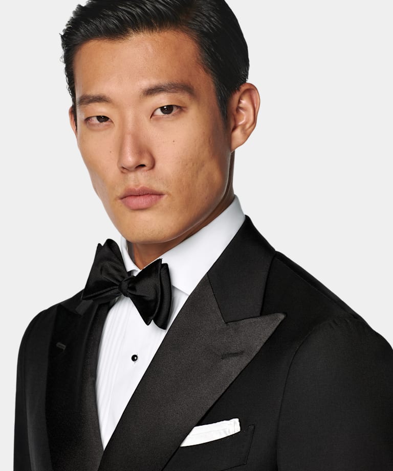 Black Tailored Fit Havana Tuxedo
