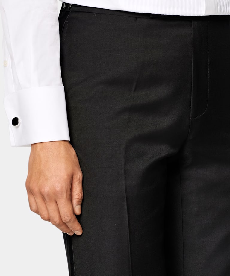 Black Tailored Fit Havana Tuxedo