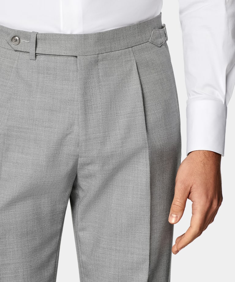 Traje Havana gris claro corte Tailored