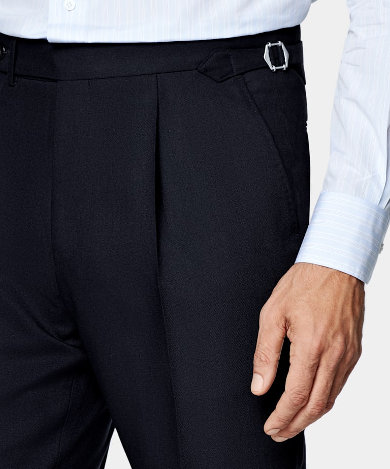 Traje Havana azul marino corte Tailored