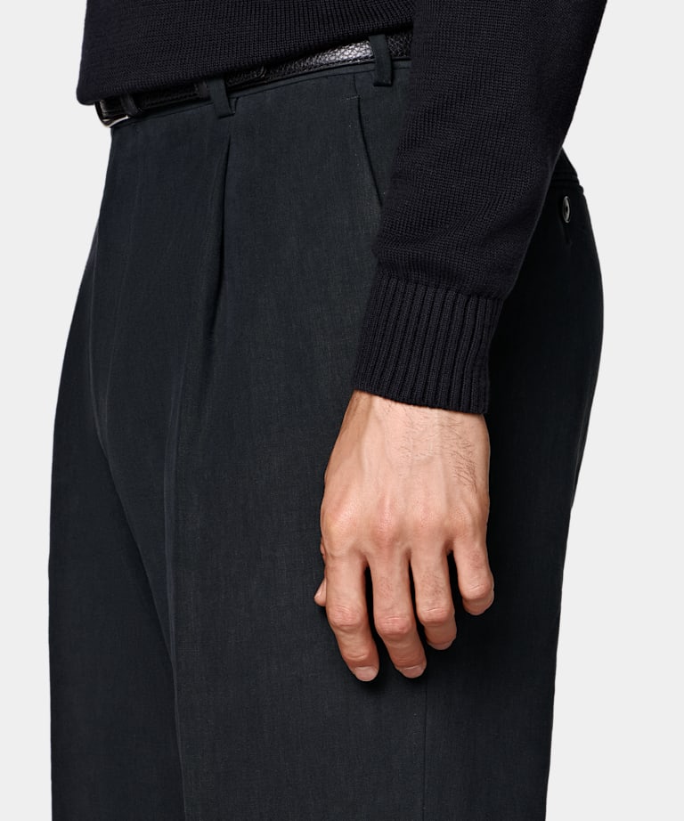 Navy Relaxed Fit Roma Suit