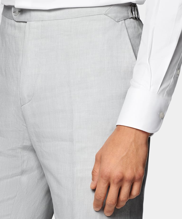  Costume Havana coupe Tailored gris clair