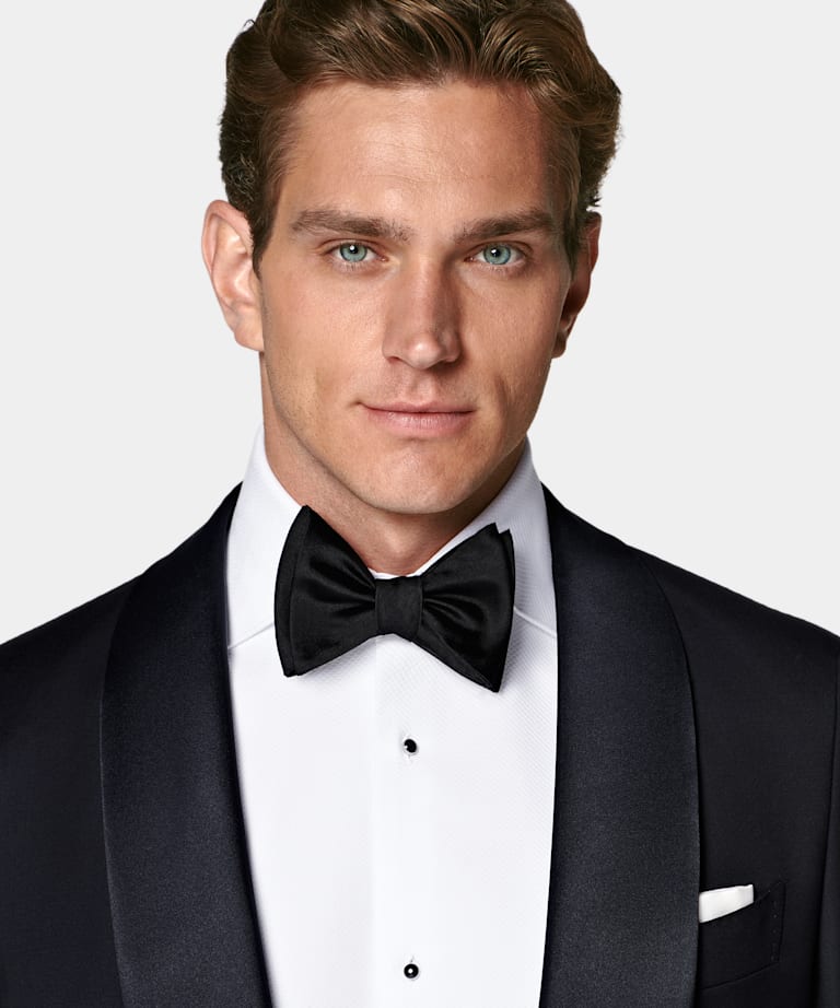 Navy Three-Piece Tailored Fit Havana Tuxedo