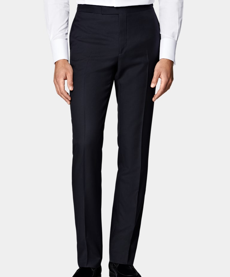 Navy Three-Piece Tailored Fit Havana Tuxedo