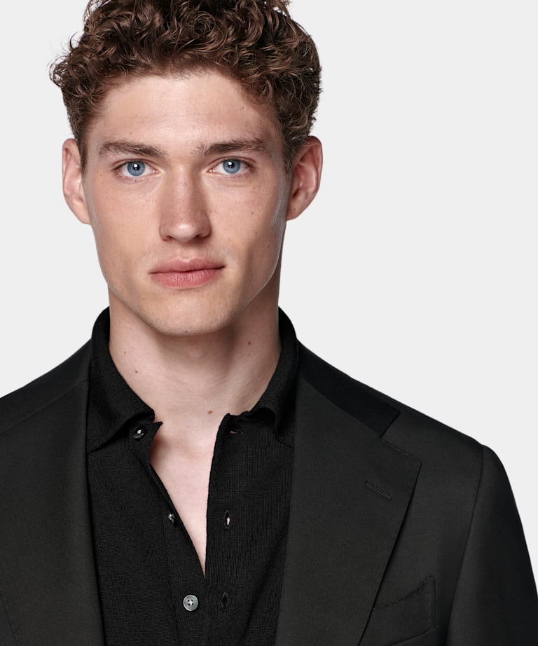 Black Perennial Tailored Fit Havana Suit