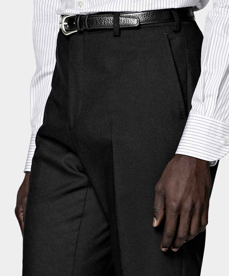 Black Tailored Fit Havana Suit