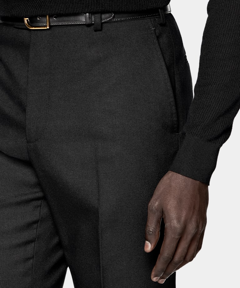 Black Tailored Fit Havana Suit
