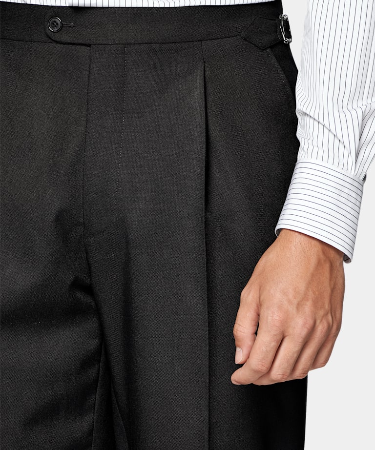 Black Tailored Fit Havana Suit