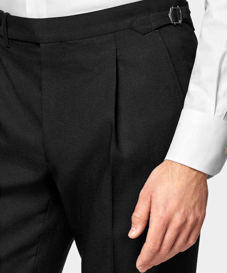 Black Tailored Fit Havana Suit