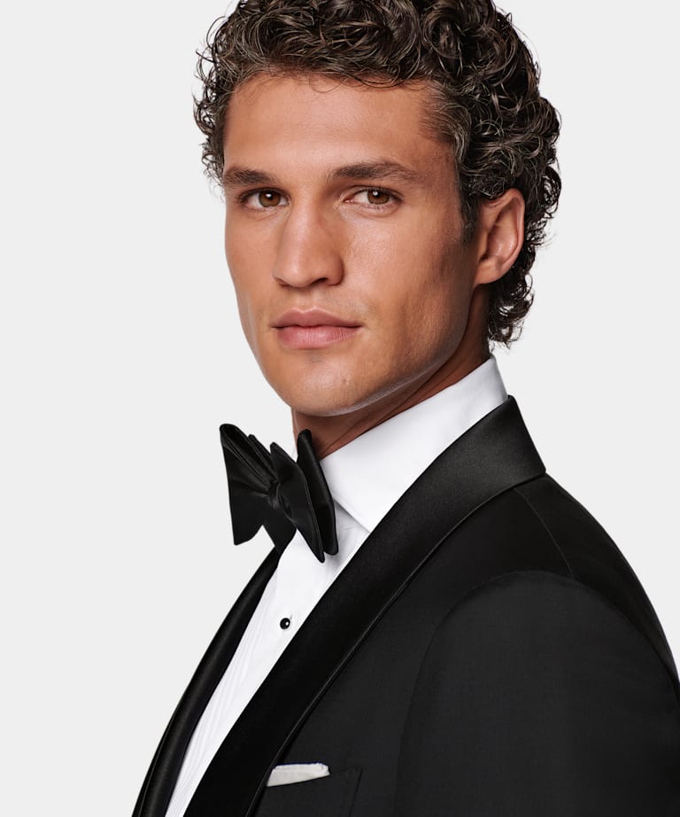 Black Tailored Fit Havana Tuxedo