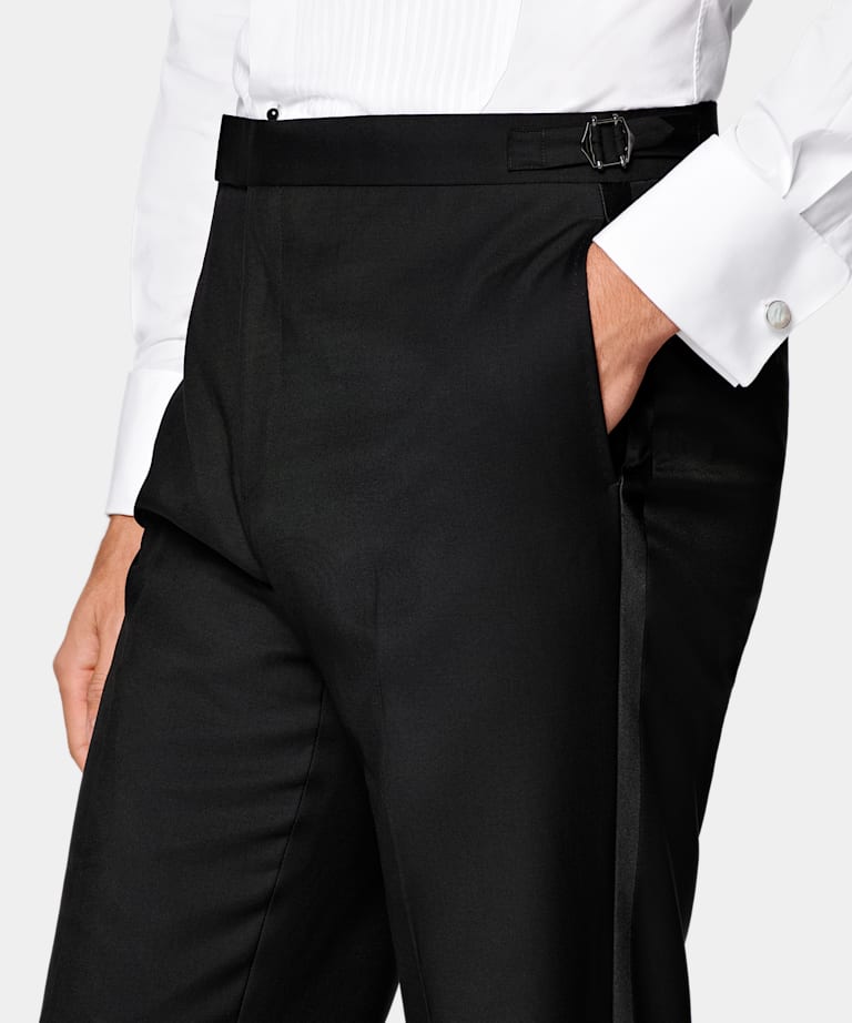 Black Tailored Fit Havana Tuxedo