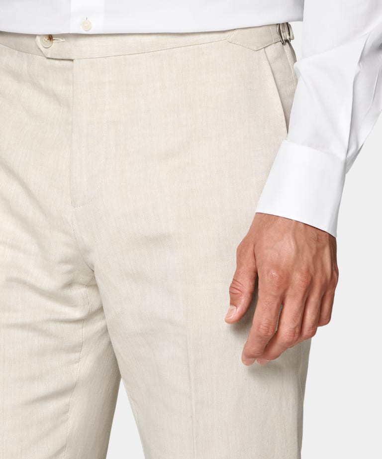 Sand Tailored Fit Havana Suit