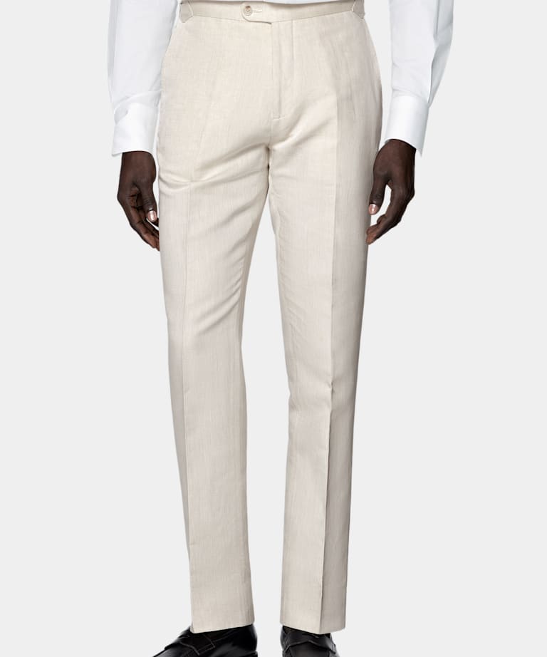 Traje Havana tres piezas arena corte Tailored