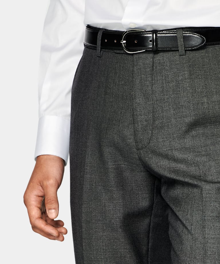 Dark Grey Tailored Fit Havana Suit
