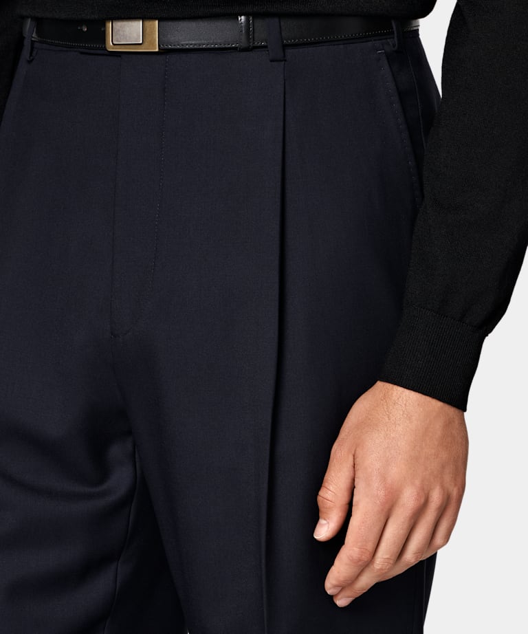 Navy Tailored Fit Havana Suit